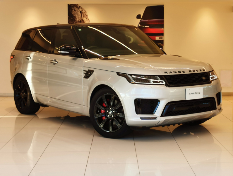 ランドローバー レンジローバーSPORT HST 3.0L 400PS AWD 1オーナー 黒青革シート サンルーフ フロントシートヒーター＆クーラー MERIDIANサウンド インタラクティブドライバーディスプレイ 21インチアルミホイール パドルシフト メモリーシート レッドブレーキキャリパー