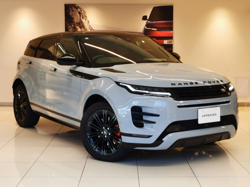 ランドローバー レンジローバー EVOQUE ダイナミックHSE 1.5L P300e AWD 1オーナー 黒シート サンルーフ フロントシートヒーター＆クーラー リアシートヒーター ヘッドアップディスプレイ MERIDIANサウンド 20インチアルミホイール ブラックエクステリアパック レッドブレーキキャリパー