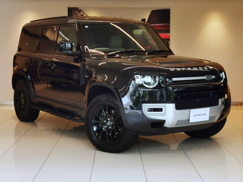 ランドローバー ディフェンダー 110 SE 2.0L P300 AWD 1オーナー ベージュ革シート フィックスドサイドステップ MERIDIANサウンド ACC 19インチアルミホイール インタラクティブドライバーディスプレイ メモリーシート ブラインドスポットモニター