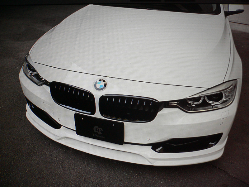 F30／F31（F30 SPORT M／c前）フロントリップスポイラー（ウレタン